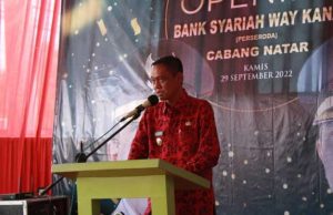 Ali Rahman Hadiri Peresmian Kantor Cabang Natar PT. BPRS Way Kanan