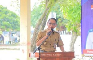 Wabup Way Kanan Hadiri Pengukuhan Pengurus Karang Taruna Kecamatan Baradatu