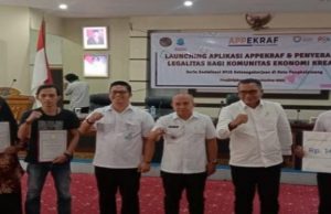 Permudah Layanan Pelaku Ekonomi Kreatif, Wako Pangkalpinang Launching Aplikasi Appekraf