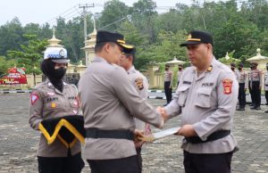 Wujud Apresiasi Atas Kinerja Anggotanya, Kapolres PALI Berikan Rewards Kepada Personil