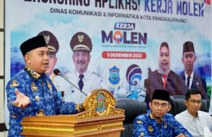 Kejasama Publikasi, Diskominfo Pangkalpinang Launching Aplikasi Kerja Molen