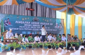 Wabup Way Kanan Hadiri Pengajian Akbar dan Pelantikan Pengurus MWC NU Kecamatan Banjit