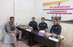 Polsek Penukal Abab Lakukan Pengamanan Tes Wawancara Calon Panitia PKD Persiapan Pemilu 2024