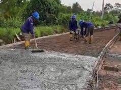 Sinergi Jadi Solusi, Pemkab OKI Bangun Jalan Poros di Kecamatan Air Sugihan