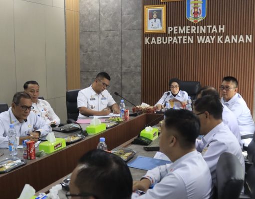Bupati Way Kanan Hadiri Visitasi Keterbukaan Informasi Publik