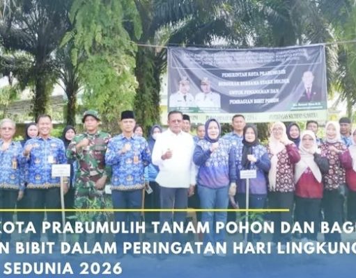 Peringati HLH Sedunia, Wako Prabumulih Bagikan Bibit Buah