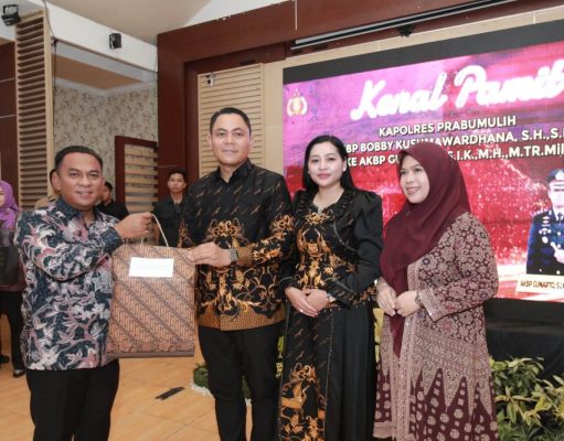 Deni Victoria Hadiri Pisah Sambut Kapolres Kota Prabumulih
